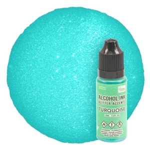 Picture of Couture Creations Glitter Accents Μελάνι Οινοπνεύματος 12ml - Turquoise 