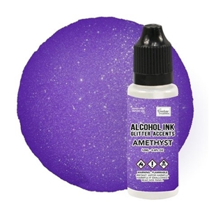 Picture of Couture Creations Glitter Accents Μελάνι Οινοπνεύματος 12ml - Amethyst