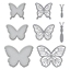 Εικόνα του Spellbinders Etched Dies Μήτρες Κοπής - Delicate Butterflies, 8τεμ.