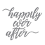 Picture of Spellbinders Etched Dies - Happily Ever After Sentiment