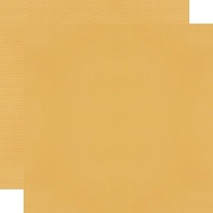 Picture of Simple Stories Color Vibe Φύλλο Scrapbooking Διπλής Όψης 12" x 12" - Mustard