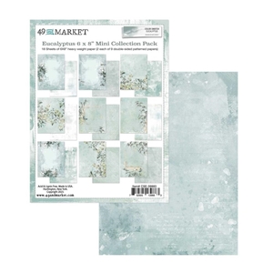 Picture of 49 And Market Μίνι Συλλογή Χαρτιών Scrapbooking 6" x 8" - Color Swatch: Eucalyptus