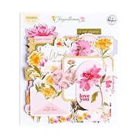 Εικόνα του PinkFresh Studio Cardstock Διακοσμητικά Εφήμερα - Chrysanthemum, 45τεμ. 