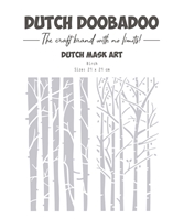 Εικόνα του Dutch Doobadoo Dutch Mask Art Slimline Στένσιλ - Birch Trees 