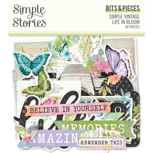 Picture of Simple Stories Ephemera Bits & Pieces - Simple Vintage Life in Bloom, 44pcs