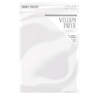Εικόνα του Tonic Studios Craft Perfect Vellum Sheets - Φύλλα Περγαμηνής A4 - Vintage Λευκό, 10τεμ.