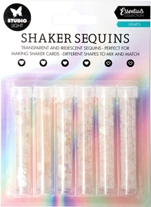 Picture of Studio Light Shaker Sequins Διακοσμητικές Πούλιες - Hearts, 6τεμ.