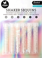 Εικόνα του Studio Light Shaker Sequins Διακοσμητικές Πούλιες - Faceted, 6τεμ.