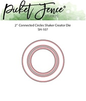 Εικόνα του Picket Fence Studios Metal Dies Shaker Creator Μήτρες Κοπής - Connected Circles 2", 2τεμ. 