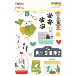 Picture of Simple Stories Μπλοκ Αυτοκόλλητων - Pet Shoppe, 297τεμ.