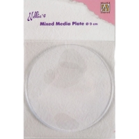 Εικόνα του Nellie Snellen Mixed Media Plate Επιφάνεια Εκτυπώσεων Μονοτυπίας - Κύκλος 9cm