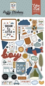 Picture of Echo Park Puffy Stickers - Dream Big Little Boy, 52pcs