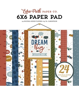 Picture of Echo Park Double-Sided Paper Pad 6"X6" - Dream Big Little Boy