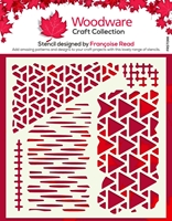 Εικόνα του Woodware Craft Collection Στένσιλ 6"x6" - Old Tiles