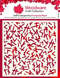 Picture of Woodware Craft Collection Stencil 6"x6" - Dashed