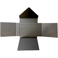 Εικόνα του 49 And Market Foundations Memory Keeper Envelope Magnetic Closure - Αλμπουμ Tri-Fold (τρίπτυχο)  Μαύρο