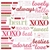Picture of 49 & Market  Rouge Chipboard Word Set Διακοσμητικά Στοιχεία Τίτλοι - ARToptions, Rouge, 51τεμ.