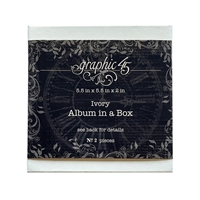 Εικόνα του Graphic 45 Staples Album In A Box - Άλμπουμ, Λευκό (Ivory) 2τεμ.