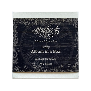 Picture of Graphic 45 Staples Album In A Box - Άλμπουμ, Λευκό (Ivory) 2τεμ.