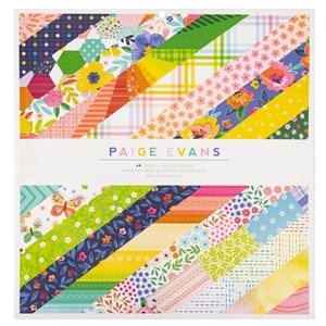 Picture of American Crafts Paige Evans Συλλογή Χαρτιών Scrapbooking Μονής Όψης 12"X12" - Blooming Wild 