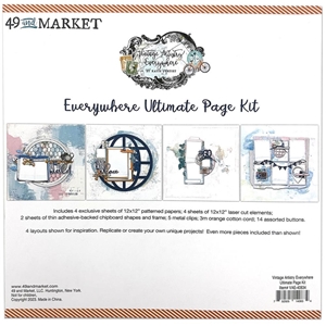Picture of 49 And Market  Ultimate Scrapbooking Page Kit Vintage Artistry Everywhere - Kit για δημιουργία Layouts, 31 τεμ.