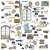 Picture of 49 And Market Laser Cut Elements - Vintage Artistry Everywhere, 95pcs