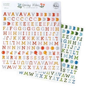 Picture of Pinkfresh Studio Puffy Alpha Stickers - Spring Vibes, 208pcs