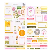 Εικόνα του PinkFresh Studio Cardstock Αυτοκόλλητα - Chrysanthemum, 63τεμ.