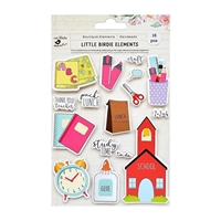 Εικόνα του Little Birdie Sticker Embellishment Αυτοκόλλητα - Thank You Teacher, 16τεμ.