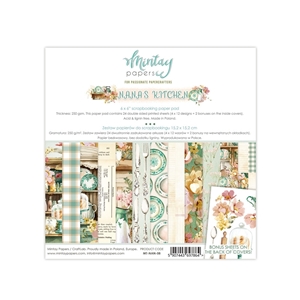 Picture of Mintay Papers Μπλοκ Scrapbooking Διπλής Όψης 6''x 6" - Nana's Kitchen