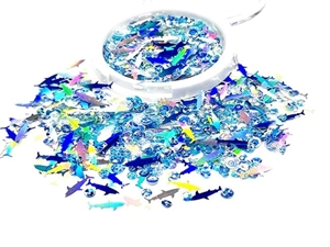 Picture of Picket Fence Studios Sequin  Mix - Shark Watch