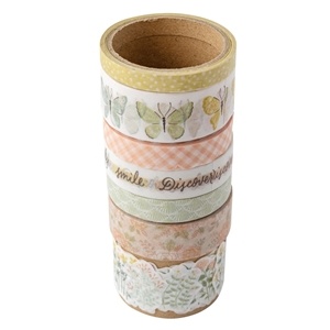 Picture of Crate Paper Washi Tape Διακοσμητικές Ταινίες - Gingham Garden, 7τεμ.