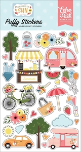Picture of Echo Park Puffy Stickers - Here Comes The Sun, 29pcs