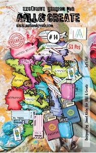 Picture of Aall and Create Διακοσμητικά Εφέμερα - Nr. 14 Let's Go!, 53τεμ.