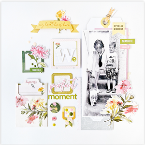 Picture of Pinkfresh Studios Class In a Box - Chrysanthemum Layout