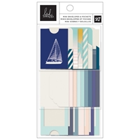 Εικόνα του American Crafts Heidi Swapp Mini Envelopes and Pockets Φάκελοι και Τσέπες - Set Sail, 27τεμ.