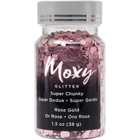 Εικόνα του American Crafts Moxy Super Chunky Glitter 1.3oz - Rose Gold