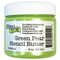 Εικόνα του Crafter's Workshop Stencil Butter Μεταλλική Πάστα Διαμόρφωσης 2oz - Green Pear