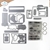 Picture of Elizabeth Craft Designs Κιτ με Μήτρες Κοπής και Διάφανες Σφραγίδες - Planner Essentials, Suitcase Special Kit, 29τεμ.