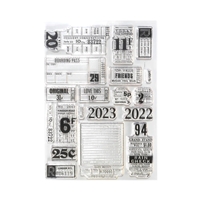 Εικόνα του Elizabeth Craft Designs Διάφανες Σφραγίδες - Planner Essentials, Tickets & Tabs, 19τεμ.