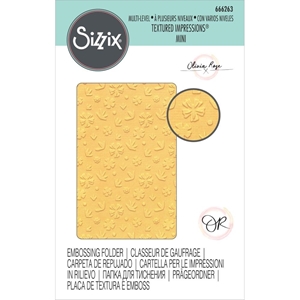 Picture of Sizzix 3-D Textured Impressions Embossing Folder - Mini Scattered Florals 