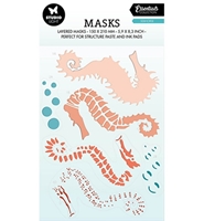 Εικόνα του Studio Light  Essentials Masks Στένσιλ 6"x8" - Seahorse