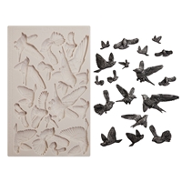 Εικόνα του Finnabair Imaginarium Decor Moulds Καλούπια Σιλικόνης 5"x8" - Flocking Birds