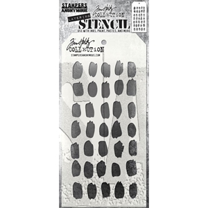 Picture of Stampers Anonymous Tim Holtz Layering Stencil -  Brush Mark