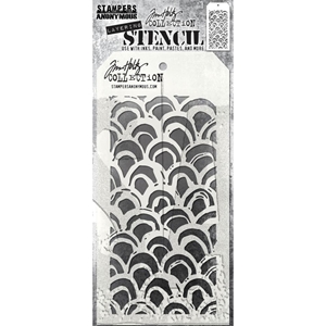 Picture of Stampers Anonymous Tim Holtz Layered Στένσιλ - Brush Arch