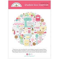 Εικόνα του Doodlebug Design Shadow Box Insert Kit για 3D Διακοσμητικό  - Made With Love