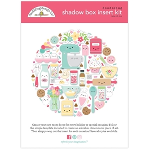 Picture of Doodlebug Design Shadow Box Insert Kit για 3D Διακοσμητικό  - Made With Love