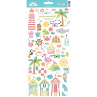 Εικόνα του Doodlebug Design Cardstock Αυτοκόλλητα 6"X13" - Seaside Summer, Icons