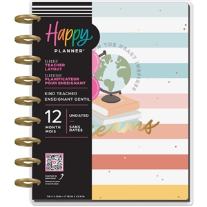 Picture of Happy Planner Undated 12-Month Planner - Kind Teacher