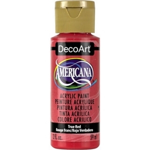 Picture of DecoArt Americana Acrylic Paint 2oz - True Red